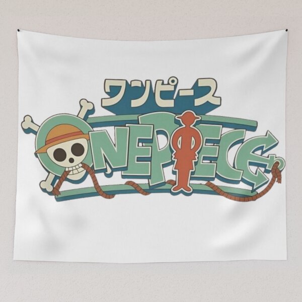 Item preview, One Piece Logo with Luffy Silhouette – Classic Anime Design designed and sold by frantuliuss.