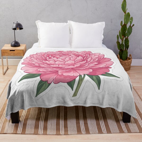 Item preview, Beautiful Pink Peony Flower Floral Illustration designed and sold by Owcomm.