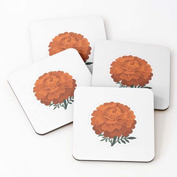 Item preview, Vibrant Orange Marigold Flower Illustration designed and sold by Owcomm.
