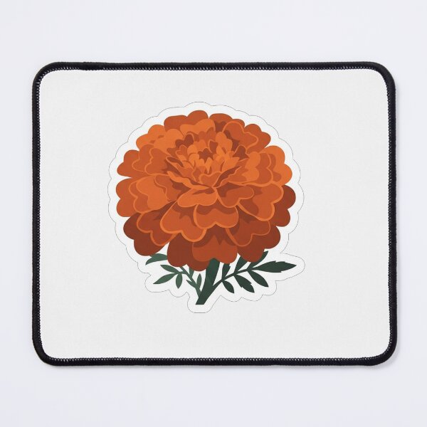 Item preview, Vibrant Orange Marigold Flower Illustration designed and sold by Owcomm.