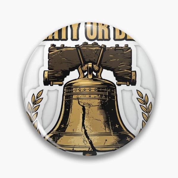 Item preview, Liberty Or Death Patriotic Sticker designed and sold by FlatTees.