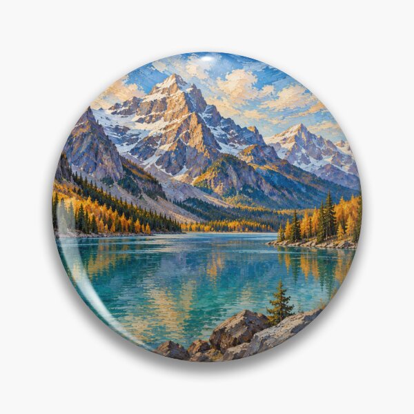 Item preview, Wander the World Canadian Rockies Mountain Landscape designed and sold by BreezyDawnDesigns.