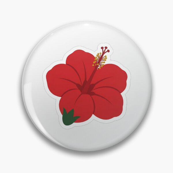 Item preview, Vibrant Red Tropical Hibiscus Flower Illustration designed and sold by Owcomm.