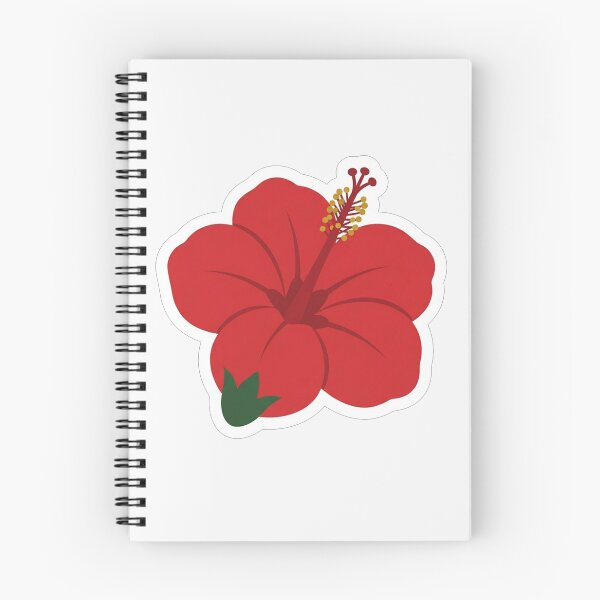 Item preview, Vibrant Red Tropical Hibiscus Flower Illustration designed and sold by Owcomm.