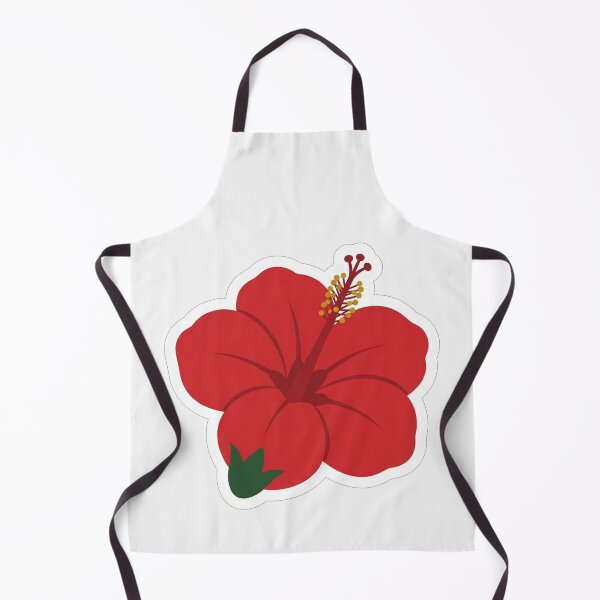 Item preview, Vibrant Red Tropical Hibiscus Flower Illustration designed and sold by Owcomm.