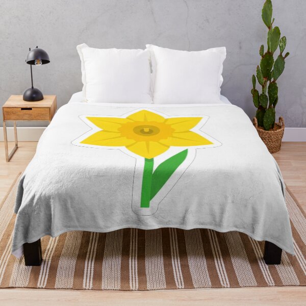 Item preview, Bright Yellow Daffodil Flower Botanical Illustration designed and sold by Owcomm.