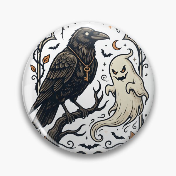 Item preview, Spooky nights - Rook and ghost designed and sold by ParadoxParadox.