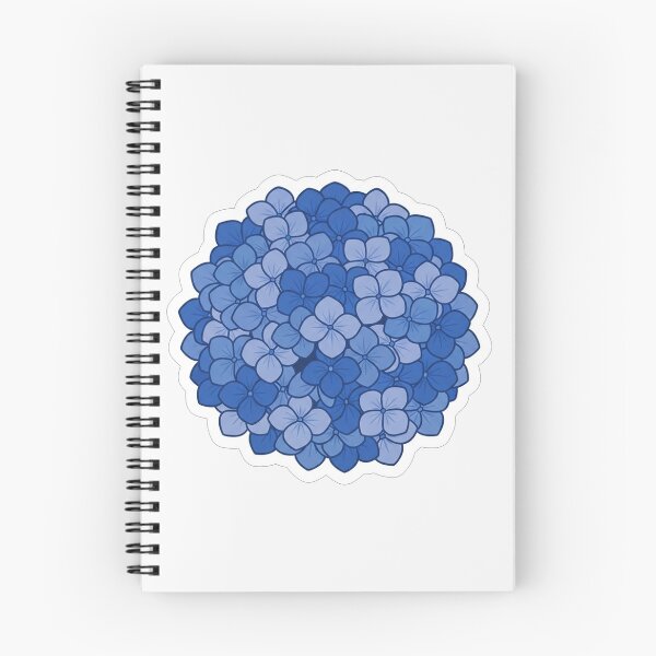 Item preview, Beautiful Blue Hydrangea Flower Blossom Illustration designed and sold by Owcomm.