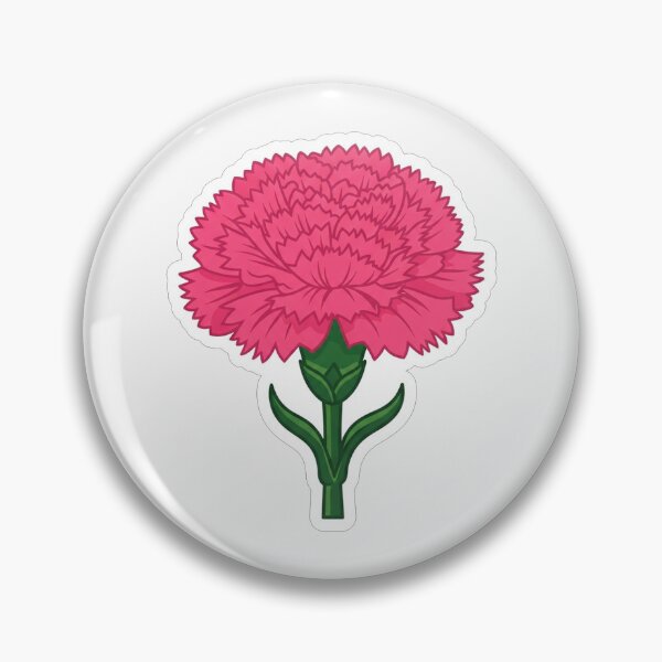 Item preview, Vibrant Pink Carnation Flower Illustration designed and sold by Owcomm.