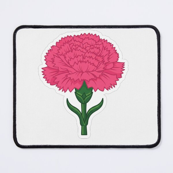 Item preview, Vibrant Pink Carnation Flower Illustration designed and sold by Owcomm.