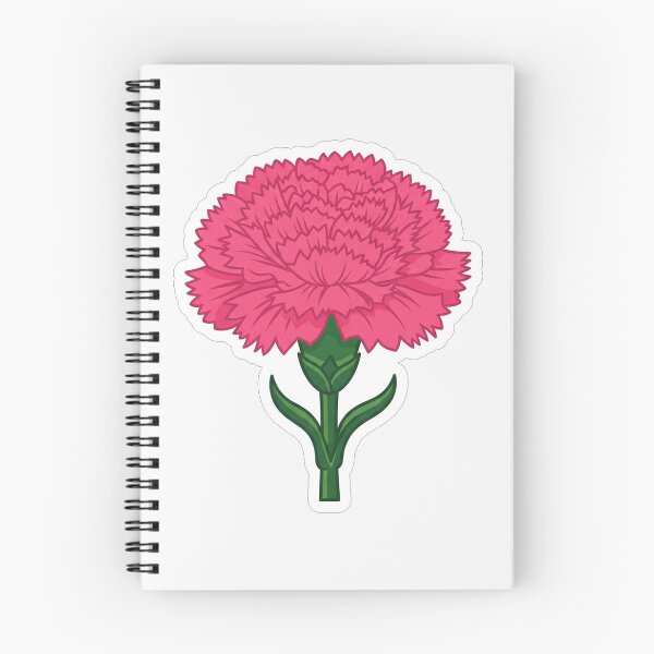 Item preview, Vibrant Pink Carnation Flower Illustration designed and sold by Owcomm.