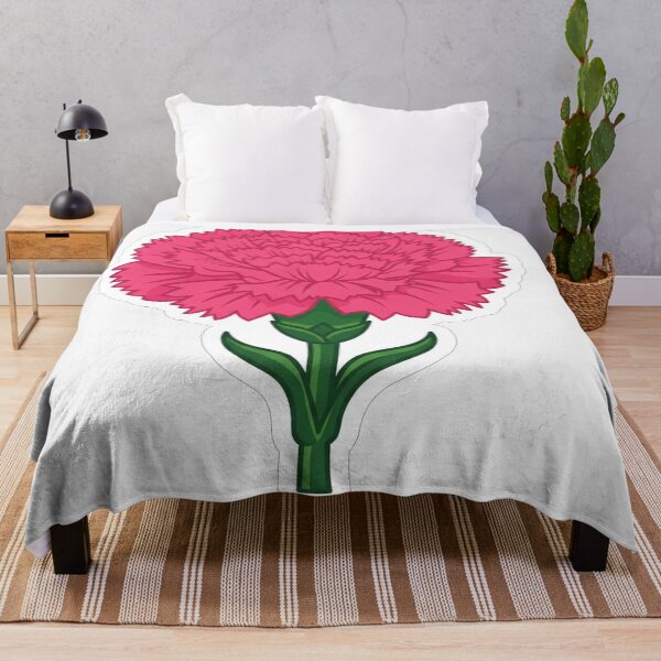 Item preview, Vibrant Pink Carnation Flower Illustration designed and sold by Owcomm.