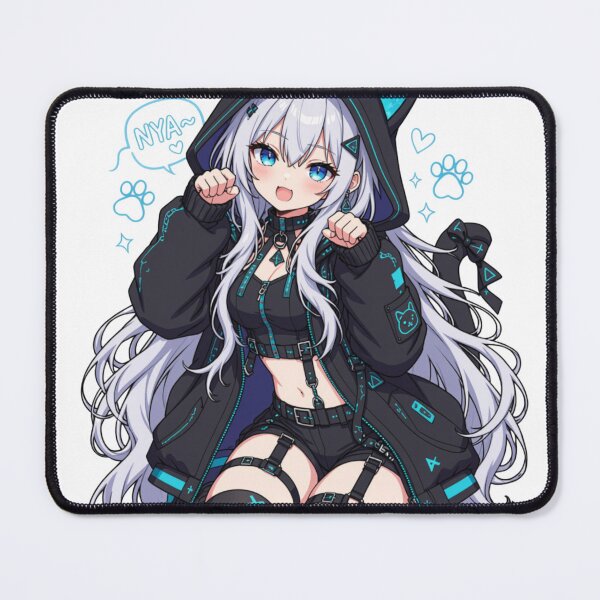 Item preview, Cyber Neko Gamer Girl designed and sold by Revyra Design .