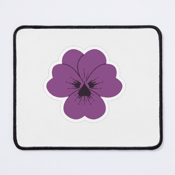 Item preview, Purple Pansy Flower Minimalist Botanical Illustration designed and sold by Owcomm.