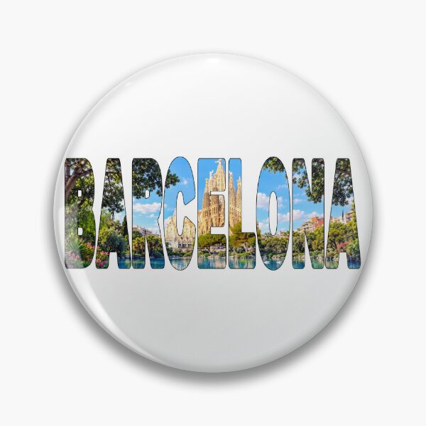 Item preview, BARCELONA - Spain Souvenir Sticker Shirt Sagrada Familia Lake View designed and sold by Adam Gormley.