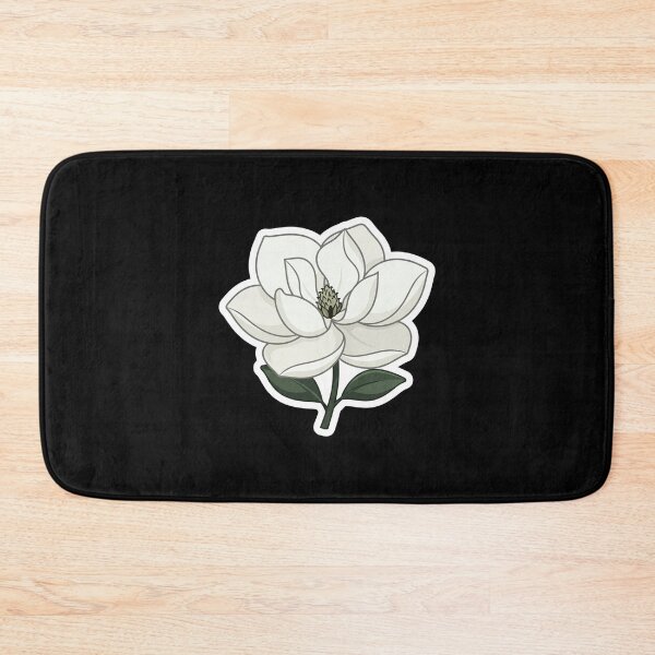 Item preview, Elegant White Magnolia Flower Botanical Illustration designed and sold by Owcomm.