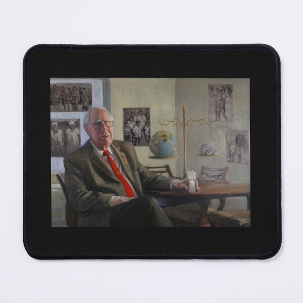 Item preview, Avril Thomas The Remedy Oil Portrait of Basil Hetzel AC designed and sold by AvrilThomasart.
