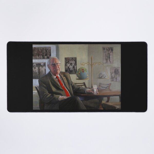 Item preview, Avril Thomas The Remedy Oil Portrait of Basil Hetzel AC designed and sold by AvrilThomasart.