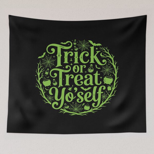 Item preview, Trick or Treat Yo'self, Funny Halloween gift designed and sold by CloudyPress.