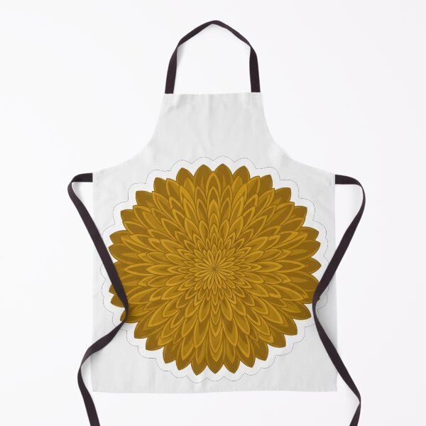 Item preview, Golden Sunflower Mandala Floral Pattern Art designed and sold by Owcomm.