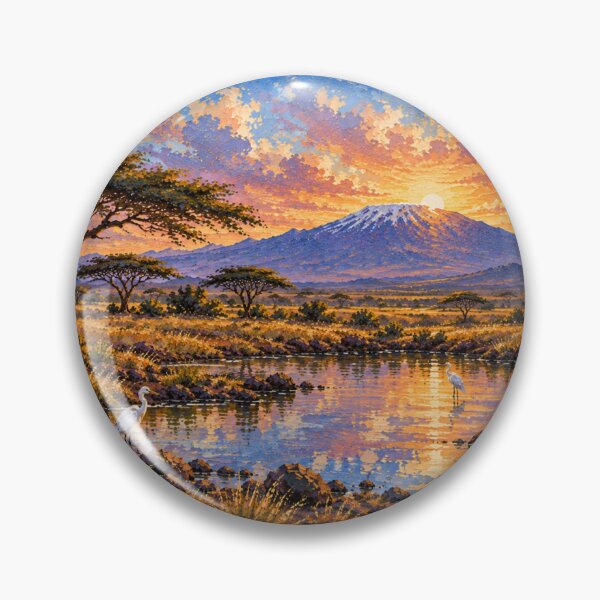 Item preview, Wander the World - Tanzania Sunset Landscape designed and sold by BreezyDawnDesigns.
