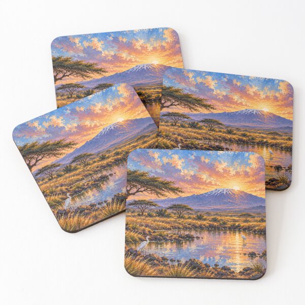 Item preview, Wander the World - Tanzania Sunset Landscape designed and sold by BreezyDawnDesigns.