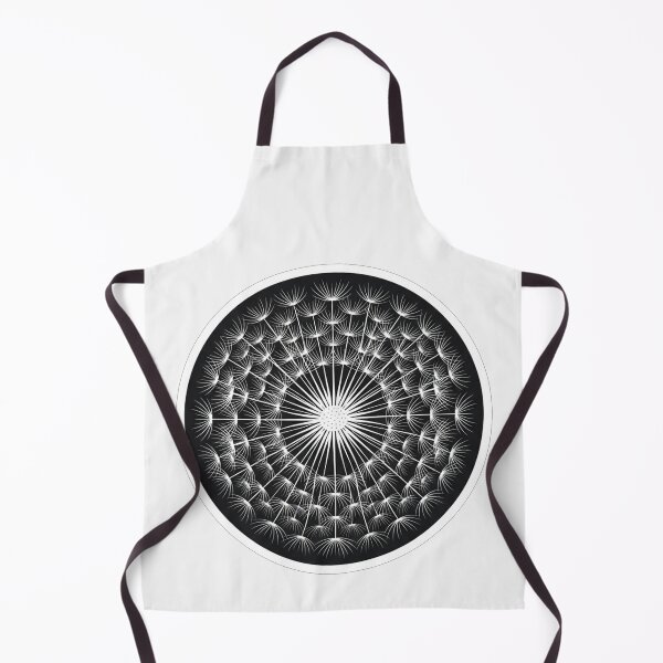 Item preview, Geometric Dandelion Mandala Floral Circle Illustration designed and sold by Owcomm.