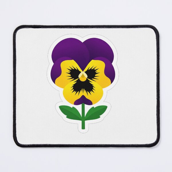 Item preview, Vibrant Purple and Yellow Pansy Flower designed and sold by Owcomm.