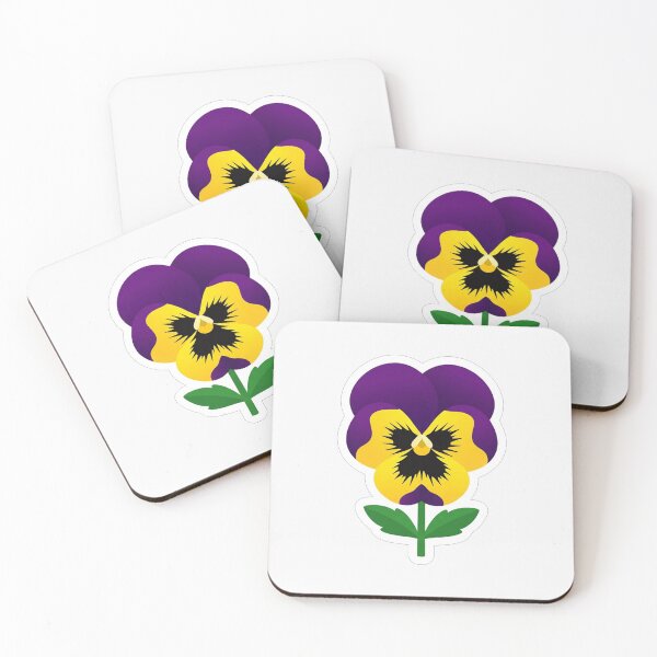 Item preview, Vibrant Purple and Yellow Pansy Flower designed and sold by Owcomm.