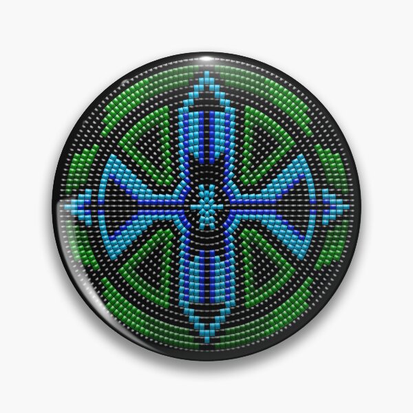 Item preview, NATIVE BEADED MEDALLION (B) 23 designed and sold by Garden Of Nightmares.