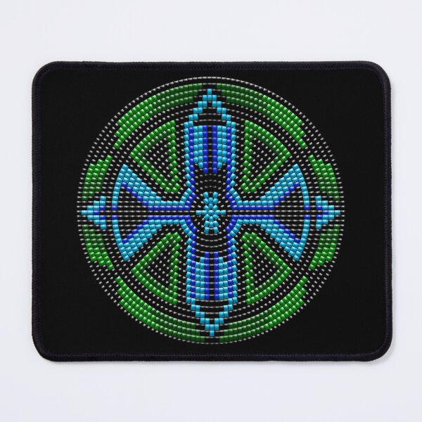 Item preview, NATIVE BEADED MEDALLION (B) 23 designed and sold by Garden Of Nightmares.