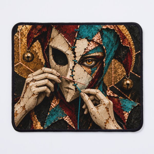 Item preview, Behind the Cracked Jester Mask designed and sold by Qenlo.