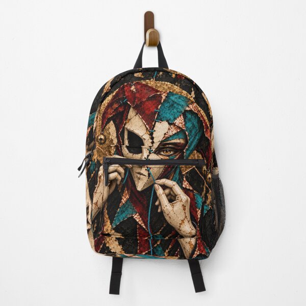 Item preview, Behind the Cracked Jester Mask designed and sold by Qenlo.