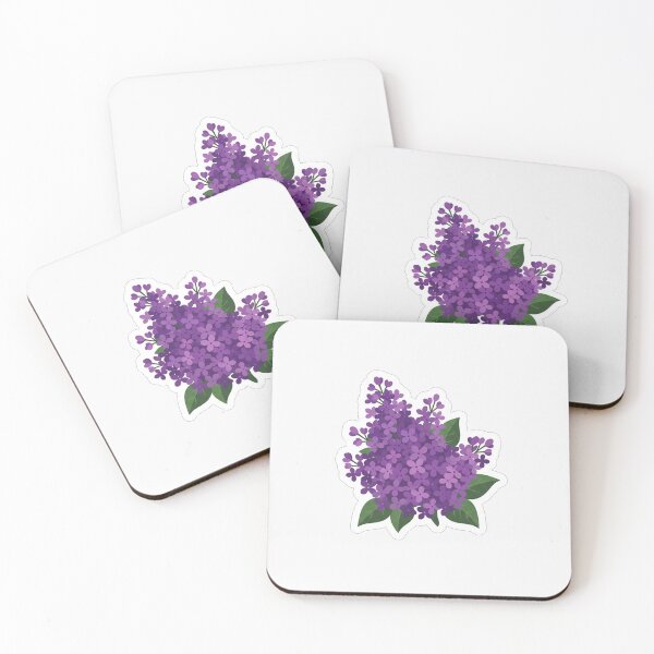 Item preview, Beautiful Purple Lilac Flowers Blossom Illustration designed and sold by Owcomm.