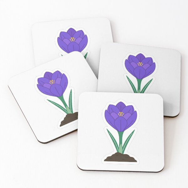 Item preview, Vibrant Purple Crocus Spring Flower Illustration designed and sold by Owcomm.