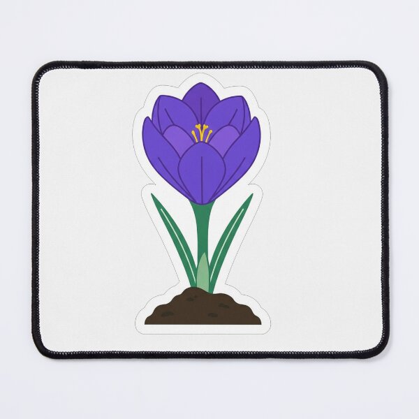 Item preview, Vibrant Purple Crocus Spring Flower Illustration designed and sold by Owcomm.