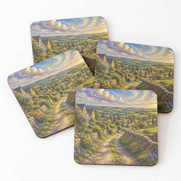 Item preview, Wander the World Rustic English Countryside Landscape designed and sold by BreezyDawnDesigns.