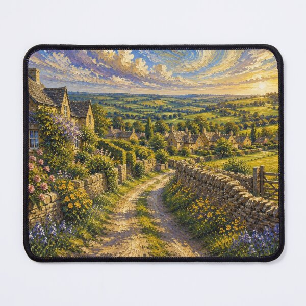 Item preview, Wander the World Rustic English Countryside Landscape designed and sold by BreezyDawnDesigns.