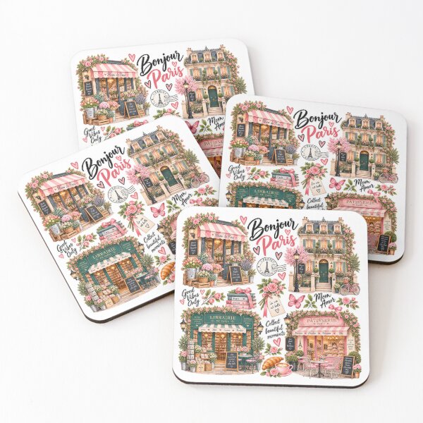 Item preview, Bonjour Paris designed and sold by NoExcusesTraveller .