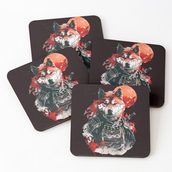 Item preview, Shiba Inu Samurai Warrior designed and sold by Structure-Blue.