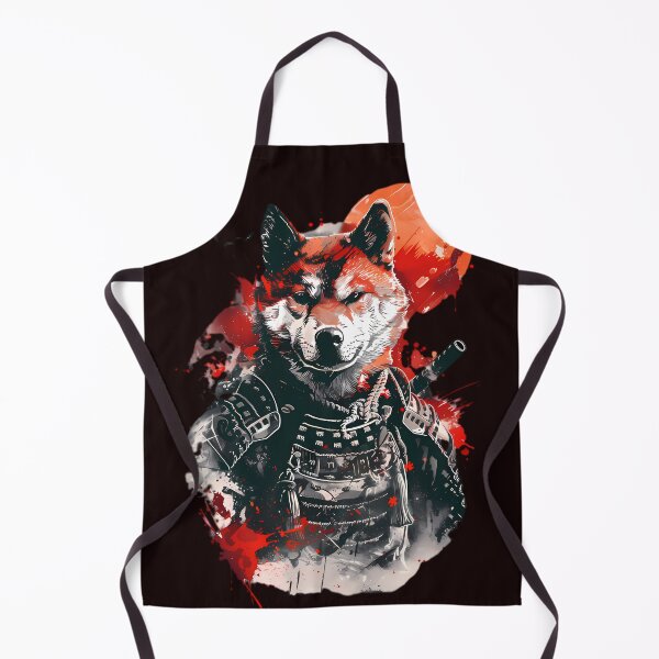 Item preview, Shiba Inu Samurai Warrior designed and sold by Structure-Blue.