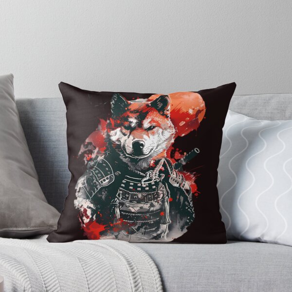 Item preview, Shiba Inu Samurai Warrior designed and sold by Structure-Blue.