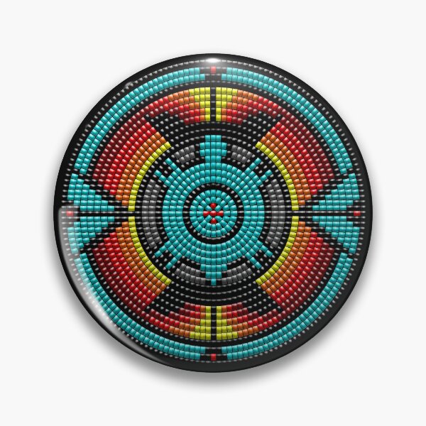 Item preview, NATIVE BEADED MEDALLION (B) 20 designed and sold by Garden Of Nightmares.
