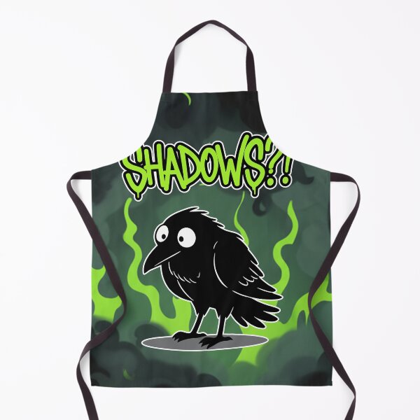Item preview, Shadows?! Funny Crow Cartoon Square Edition designed and sold by Taridesign.