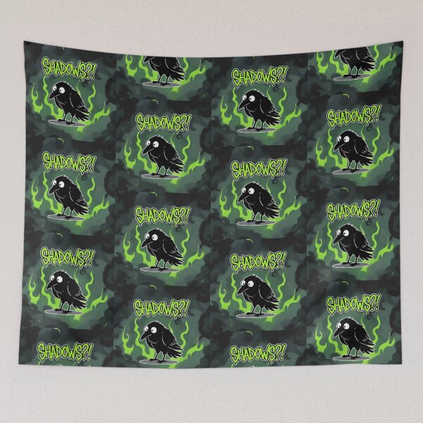 Item preview, Shadows?! Funny Raven Cartoon designed and sold by Taridesign.