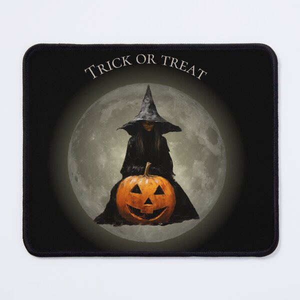 Item preview, Trick or Treat – Vintage Witch & Pumpkin Halloween designed and sold by MyMerryMary.