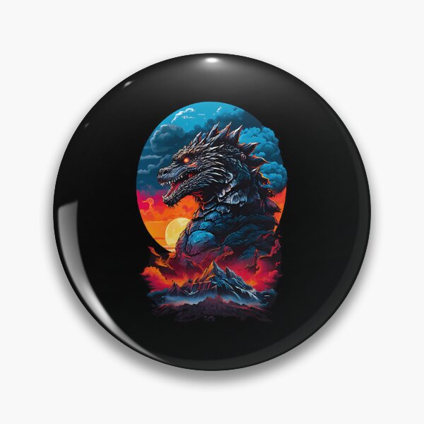 Item preview, Godzilla In The Sunset designed and sold by RomaineEsposito.