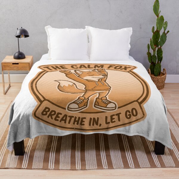 Item preview, Calm Fox Breathe Mascot Print designed and sold by NullSpacePrints.
