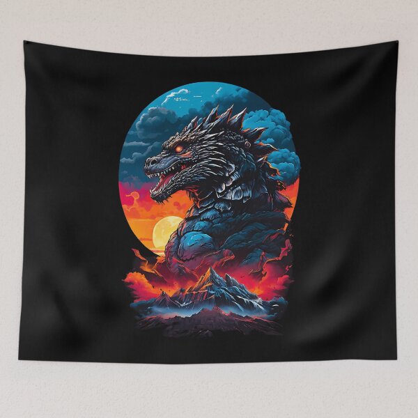 Item preview, Godzilla In The Sunset designed and sold by RomaineEsposito.