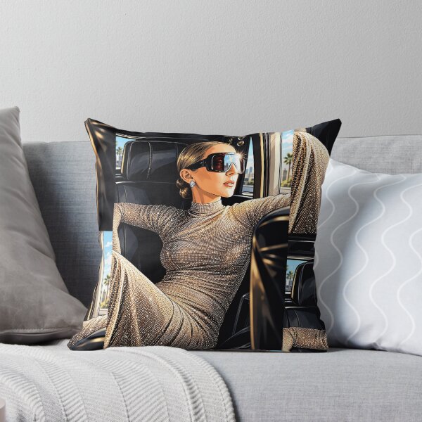Item preview, Celine Dion in a taxi in Paris (fan art) designed and sold by PopCultureAndStuff.